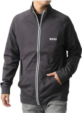 HUGO BOSS Hombre, Sudaderas, Gris, Talla: M
