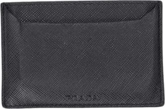 Prada Pre-owned Wallets, female, Black, Size: ONE SIZE Pre-owned Lux Card Holder