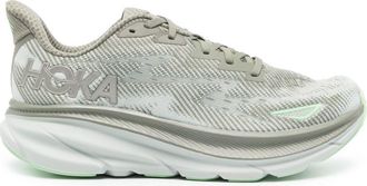 Hoka One One Clifton 9 mesh-panelling sneakers - Green