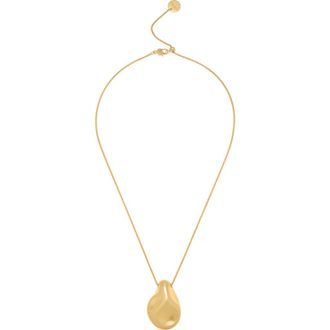 Reiss Tallula Pendant Necklace in Gold Tone at Nordstrom