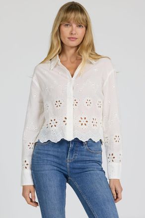 Dear John Denim Kingsley Button Down Shirt In White