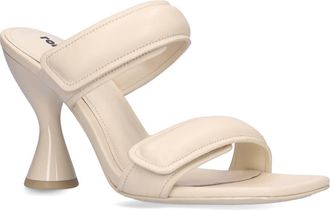 Lola Cruz Womens Treviso Heels In Off White