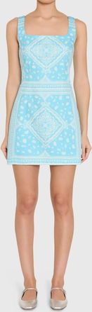 Amanda Uprichard Augustine Dress In Pacific Montana Print