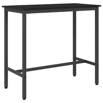 vidaXL Mesa Roble Negro 100 X 50 X 90,5 Cm Vidaxl