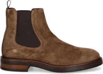Hackett suede boots - men - Suede/Rubber/Fabric - 40 - Brown