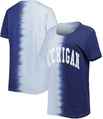 Gameday Couture Womens Gameday Couture Navy Michigan Wolverines Find Your Groove Split-Dye T-Shirt at Nordstrom, Size Medium