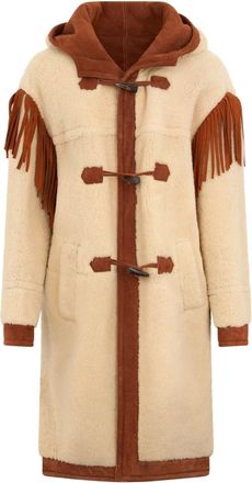 Philosophy di Lorenzo Serafini Jassen, Dames, Beige, L, Lange Jas