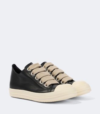 Rick Owens Jumbolace leather low-top sneakers