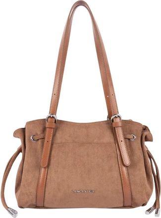 Lancaster Bolso Tote Velvet Emma - Bags - Mujer - Marr&oacute;n - ONE SIZE