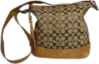 Coach Pre-owned Signature Sufflette Crossbody Bag - - Pre-owned - Donna - Beige - ONE SIZE