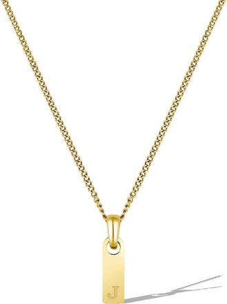 Vincero Mens Initial Pendant Necklace in Gold - J at Nordstrom