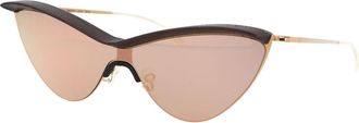 Mykita Stijlvolle zonnebril Mmecho 002 - unisex - Zonnebrillen - Bruin - ONE Size - Accessoires