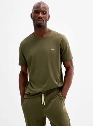 BOSS Mens Neutral ultra-comfortable T-shirt