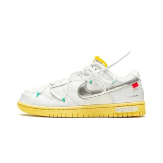 Nike Fitness, Heren, Wit, 41 EU, Leer, Dunk Low Off-White Lot 1