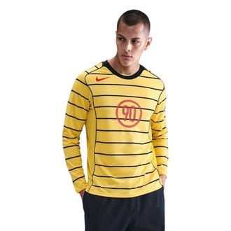 Nike Heren Energy Crew Jersey met lange mouwen (Geel/zwart)