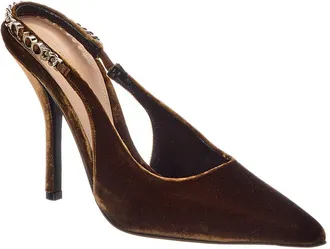 Gucci Signoria Velvet Slingback Pump