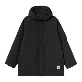 Carhartt Work in Progress Stanwood Parka - Heren - Jassen - Zwart - Maat: L Zijde