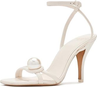 Kate Spade New York Harmony High Heel Sandals Womens Dress Sandals Cream : 8.5 M, Leather
