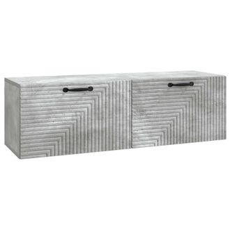 vidaXL Mueble Para Tv De Pared Gris Hormig&oacute;n 98 X 31 X 30 Cm Vidaxl