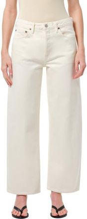 A Gold E Arc Loose Wide Leg Jeans in Solar Lightt Yellow at Nordstrom, Size 23