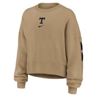 Nike Tennessee Phoenix 2-Hit Nike Womens College Pullover Crew in Brown | 01D72FEUTN-ZEE