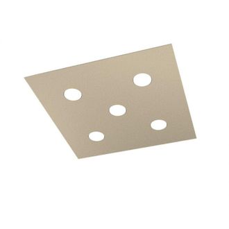 Top-Light Top-light - Plafoniera Moderna Area Metallo Sabbia 5 Luci Gx53