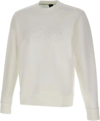 HUGO BOSS Hombre, Sudaderas, Blanco, Talla: L
