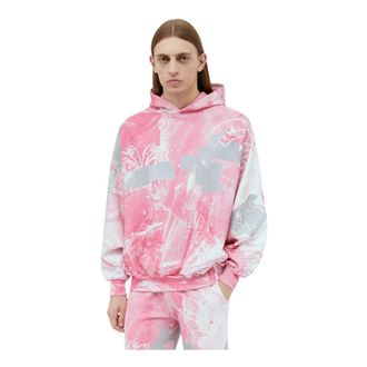 Praying Garbage Hooded Sweatshirt - Heren - Hoodies - Roze - XL - Katoen - Hoodies & sweatvesten
