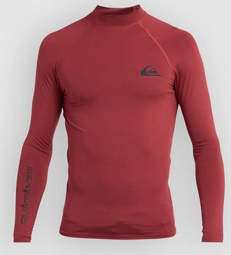 Quiksilver Everyday Upf50 Longsleeve Lycra rot