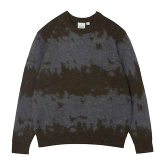 Gramicci Mohair Splatter Trui - Heren - Truien - Grijs - Maat: L Mohair