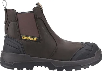 CAT Striver XL Mens Safety Boots - Brown Leather - Size UK 11
