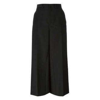 Junya Watanabe Dames, Broeken, Zwart, Maat: M Wol