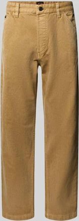 Boss Orange by Hugo Boss BOSS Orange Straight Fit Jeans aus reiner Baumwolle Modell AKRON in Beige, Größe 31/32