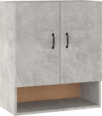 vidaXL Wall Cabinet Concrete Grey 60x31x70 cm Engineered Wood Vidaxl