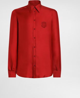 Dolce & Gabbana Camicia - Man Shirts Red 38
