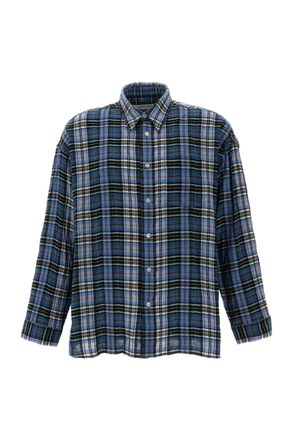 Sunflower Blue Multi Stable Checked Cotton-Blend Casual Shirt