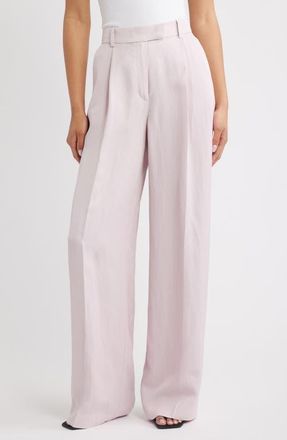 Mango Marina Pleated Pants in Light/Pastel Purple at Nordstrom, Size 10