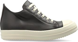Rick Owens Lage Sneakers - Dames - Sneakers - Bruin - 37 EU - Leer - Schoenen