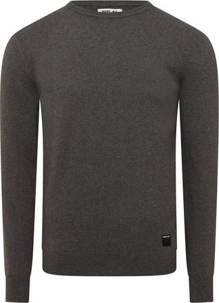 Replay Mens Knitted Crewneck Sweatshirt in Grey Cotton - Size X-Large