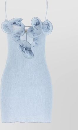 Magda Butrym textured crepe fitted mini dress