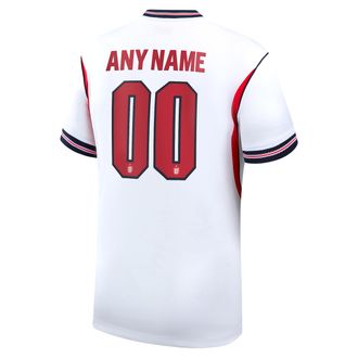 Nike England 2026 Stadium Home Nike Mens Dri-FIT Soccer Replica Custom Jersey By You in White | NN203948237-CUS