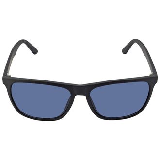 Calvin Klein Blue Rectangular Mens Sunglasses CK20520S 001 57
