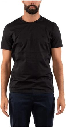 Dondup Casual T-Shirt - Heren - T-shirts - Zwart - 2XL - Katoen - Tops