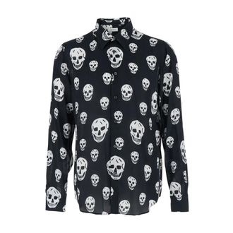 Alexander McQueen Hombre, Camisas, Negro, Talla: M