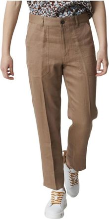 Nine In The Morning Broeken, Dames, Beige, W25, Stijlvolle Cloe Broek