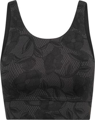 Hey Honey Bustier Dark Lace Sport-BH f&uuml;r Damen | schwarz