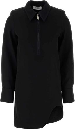 The Attico Gabardine Mini Jurk - Dames - Tunieken - Zwart - S - Overhemden
