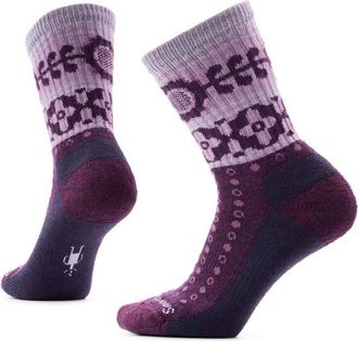 Smartwool Everyday Cozy Retro Sunflower Crew Multifunktionssocken f&uuml;r Damen | lila