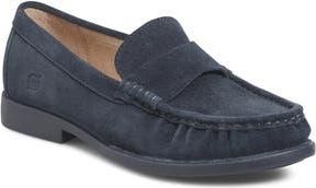 B&oslash;rn Maris Loafer in Navy Suede at Nordstrom Rack, Size 6