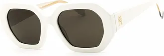 Tommy Hilfiger Grey Geometric Ladies Sunglasses TH 2155/S 0SZJ/IR 52